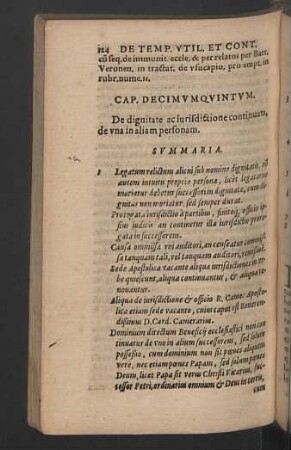 Capitulum decimumquintum.