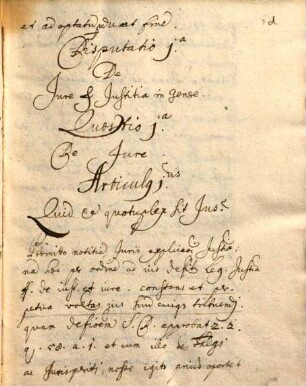 Henrici Hardter disputationes de iure et iustitia - BSB Clm 28011 c