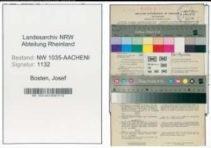 Entnazifizierung Josef Bosten , geb. 30.06.1916 (Bergbauangestellter)