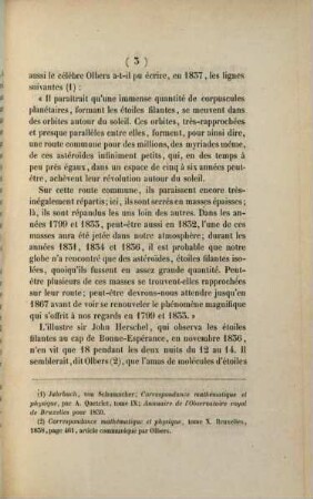 Communications. Observations des étoiles filantes périodiques de novembre 1866