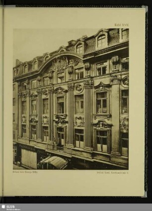 British Hotel, Landhausstraße 6. Erbaut von George Bähr