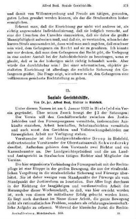273-280, Soziale Gerichtshilfe