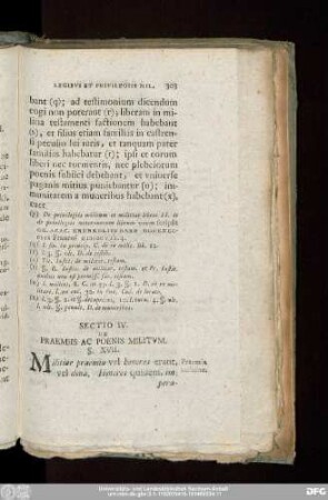 Sectio IV. De Praemiis Ac Poenis Militum.