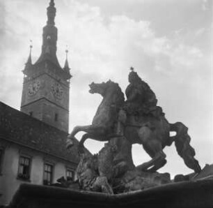 Caesarbrunnen — Der reitende Caesar