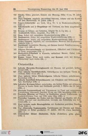 Ostasiatika (Nr. 566-611)