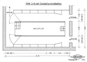 FGM 2 x 5 mit Selbstfangfreßgitter
