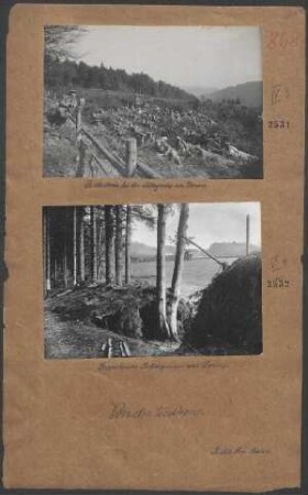Parkbatterie bei der Mittagruhe am Donon