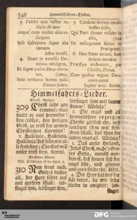 Himmelfahrts-Lieder.
