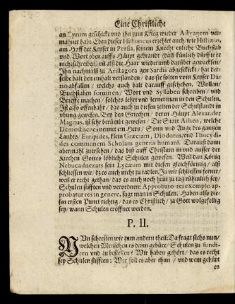 P. II. [Wem solche stifftung zu thun fürnemlich oblige und gebüre.]