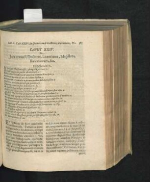 Caput XXIV. De Iure creandi Doctores, Licentiatos, Magistros, Baccalaureos, & c.
