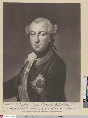 His most Serene Highness Charles, Hereditary Prince of Brunswick & Lunenburg