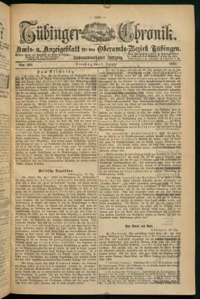 13. Dezember (Nro. 291) - 18. Dezember (Nro. 296)