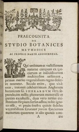 Praecognita De Studio Botanices : Methodice Ac Proprio Marte Addiscendae.