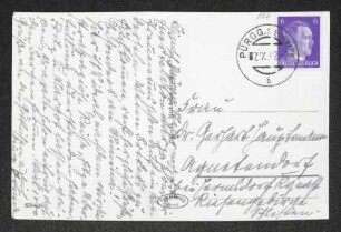 Brief von Irma Klimsch an Margarete Hauptmann