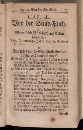 Cap. III. Von der Sünd-Fluth.