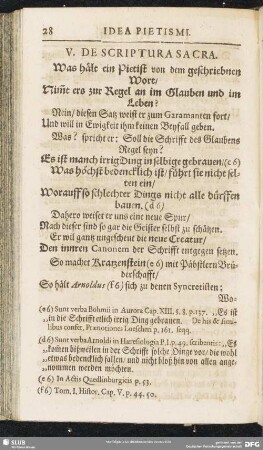 V. De Scriptura Sacra