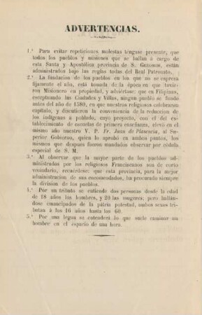 Advertencias