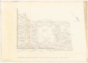 Familiengrabstätte Baron Rechenberg, Potsdam: Pflanzplan 1:50