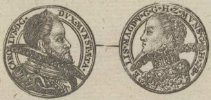 Bildnis der Elisabeth Magdalena, Herzogin von MünsterbergBildnis von Carolvs II., Herzog von Münsterberg