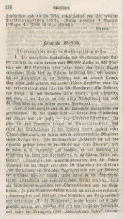 276-278 Kirchliche Statistik