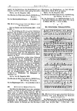 Sütterlin-Schreibweise : [Amtlicher Teil]
