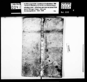 Personenregister zum Repertorium über das Lager-, Gült- und Schatzungsbuch der Stadt Künzelsau.