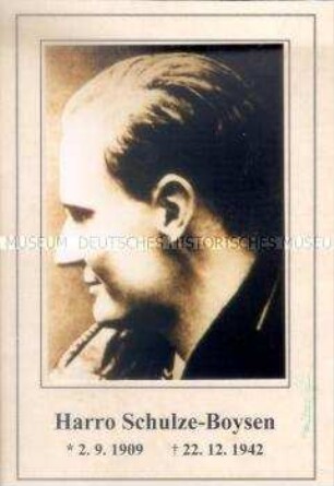 Einladung zu einer Feierstunde anlässlich der Wiedereröffnung der Ausstellung zum Gedenken an Harro Schulze-Boysen und Erwin Gehrts