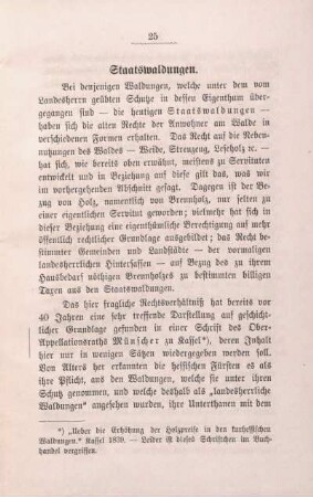 Staatswaldungen.