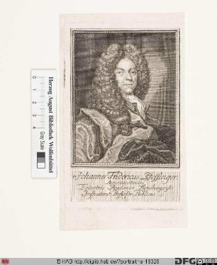 Bildnis Johann Friedrich Pfeffinger