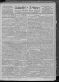 Kölnische Zeitung. 1803-1945