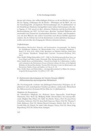 9. Dictionnaire étymologique de l’ancien français (DEAF)/Altfranzösisches etymologisches Wörterbuch