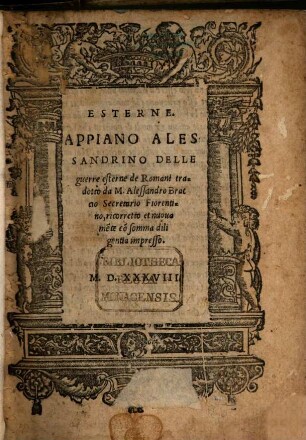 Delle guerre civili (et esterne) de'Romani, 2 (1538)