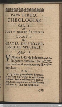 Pars Tertiae Theologiae