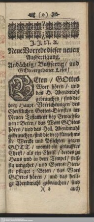 Neue Vorrede dieser neuen Ausfertigung