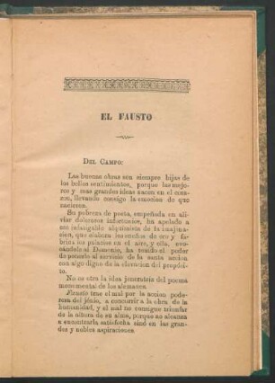 El Fausto