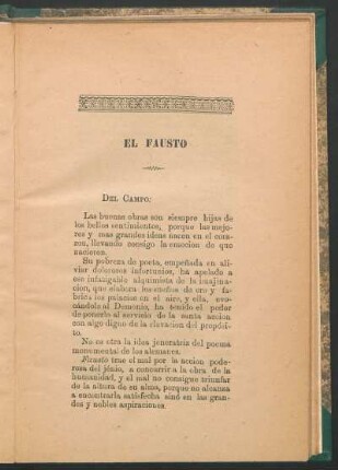 El Fausto