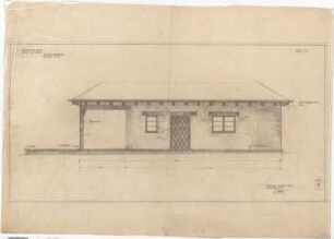 Bestelmeyer, German; Berlin - Wannsee; Landhaus und Gästehaus Dr. Jeidels - Gästehaus, Eingang (Ansicht)