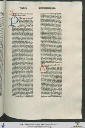 Pręfatio sancti Hieronimi in omnes epistolas sancti Pauli