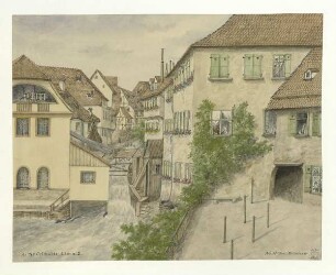 Große Blau von der Stadtmauer aus. Anfang 20. Jhdt.