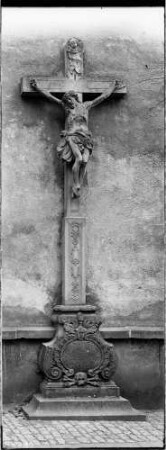 Bretten Stadtkirche - Stiftskirche Sankt Laurentius Turm - Nordwand, Kruzifix (18. Jahrhundert)