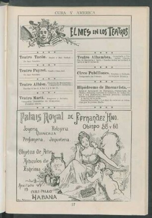 El mes en los teatros.