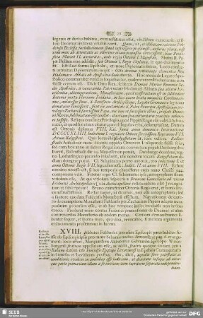 XVIII. [Episcopi olim Abbates fratres appellabant, non tramen ideo, quod dignitate pares essent]
