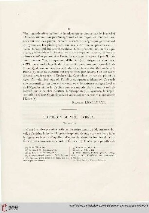 L’Apollon du Vieil Évreux