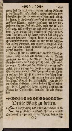 477-486, Dritte Weiß zu betten
