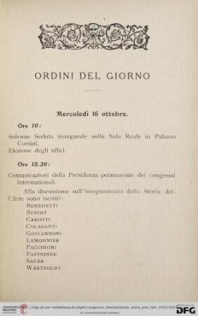 Ordini del Giorno