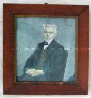 Porträt von August Bebel, nach einem Gemälde von Georg Tronnier aus dem Jahr 1911
