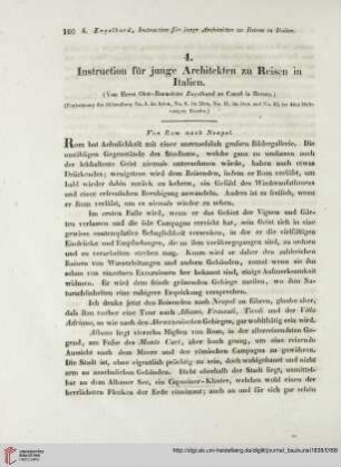 12: Instruction für junge Architekten zu Reisen in Italien, [5]