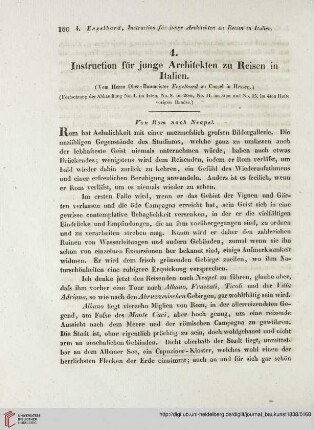 12: Instruction für junge Architekten zu Reisen in Italien, [5]
