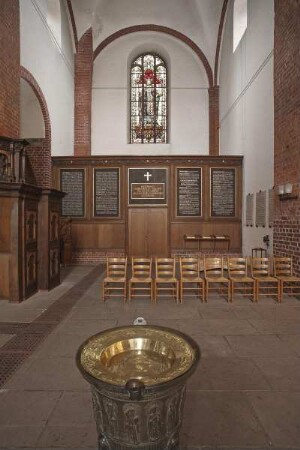 Gedenktafeln für die im ersten Weltkrieg Gefallenen der Kirchengemeinde Segeberg