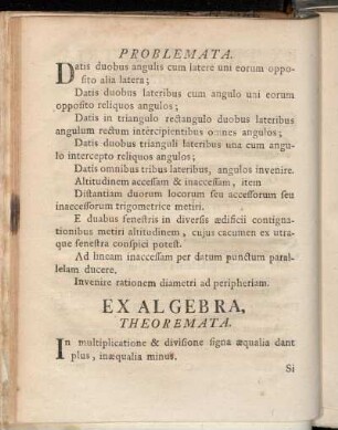Ex Algebra.